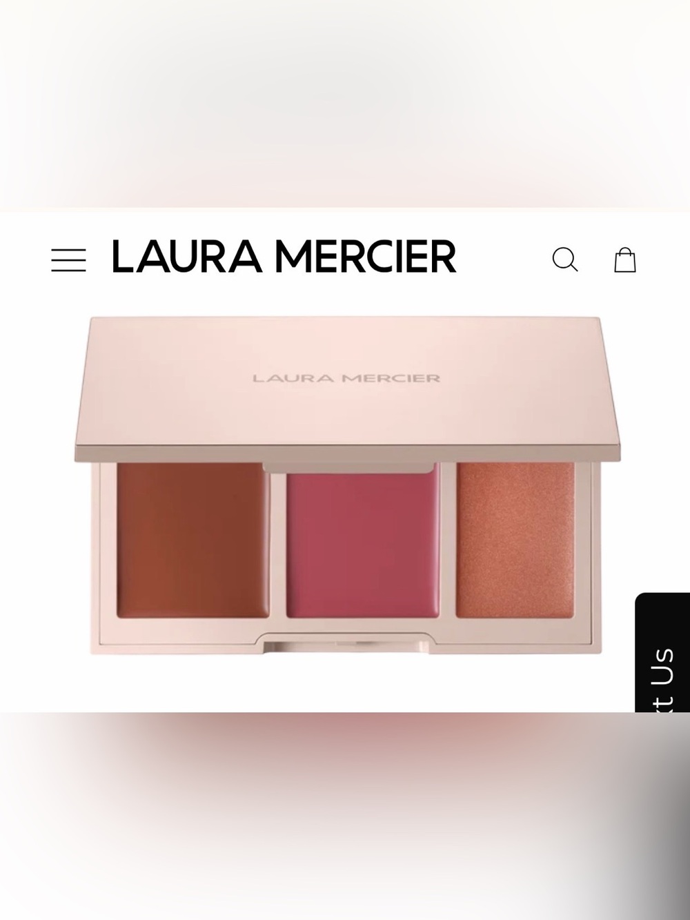 Laura Mercier Bonne Glow Cream Face Palette Jolie NEW $59